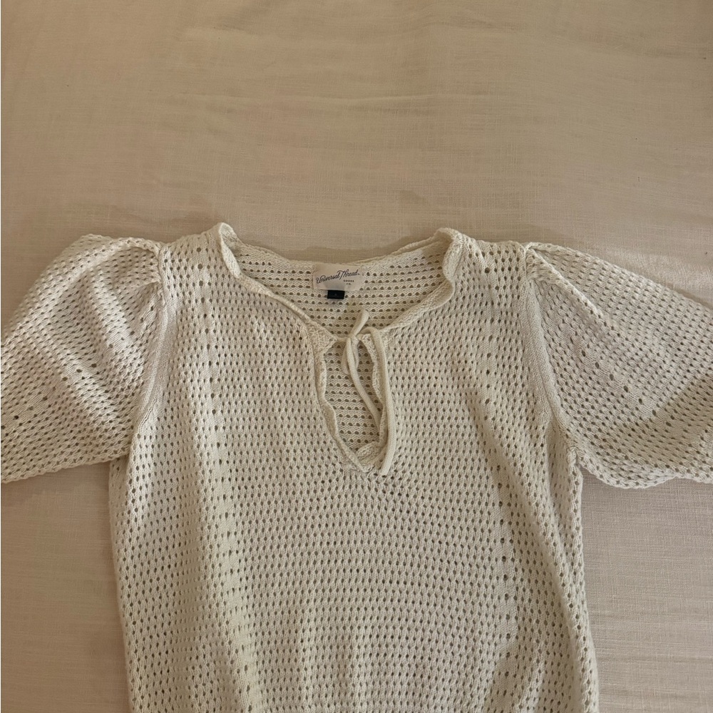 Universal Thread Cream Knit Women's Blouse